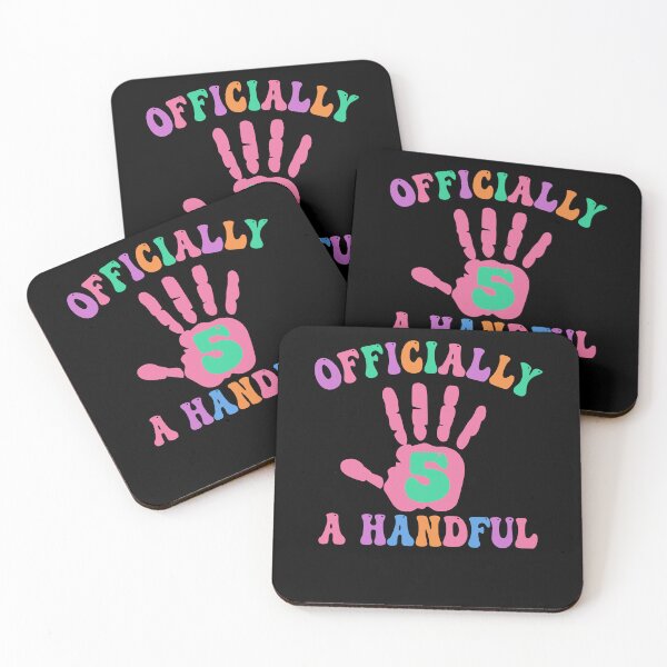 Item preview, Officially a Handful Birthday Design designed and sold by PixlCrypt.