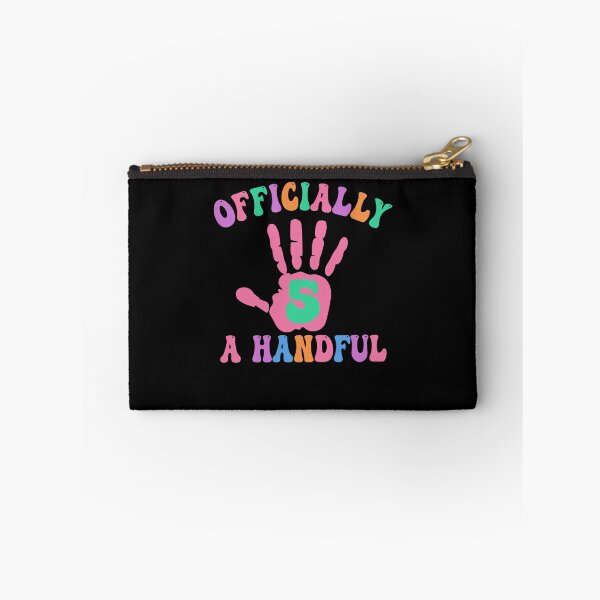 Item preview, Officially a Handful Birthday Design designed and sold by PixlCrypt.