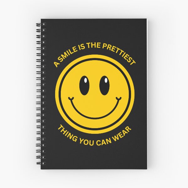 Item preview, A Smile Is the Prettiest Thing You Can Wear – Happy Smiley Positive Vibes Design designed and sold by PureHopeStudio.