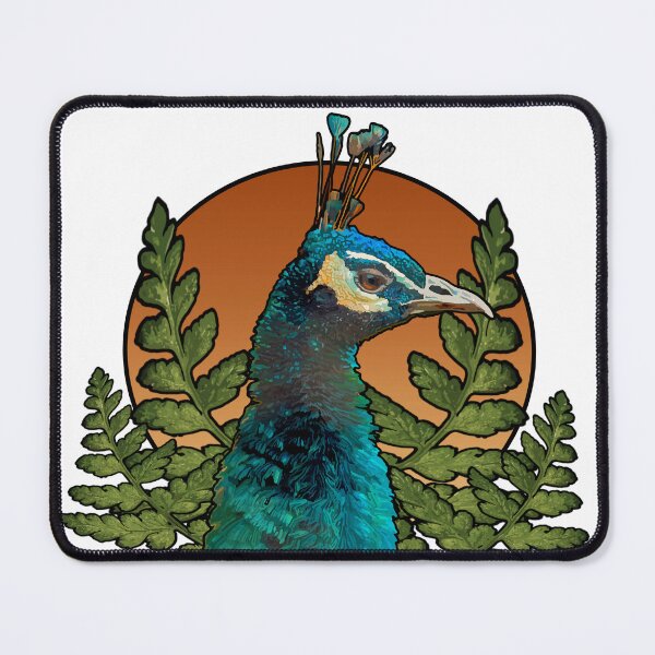 Item preview, Peacock and Ferns designed and sold by The Clearing Blog Shop.