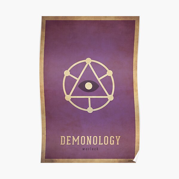 Demonology Warlock - WoW Minimalism Poster