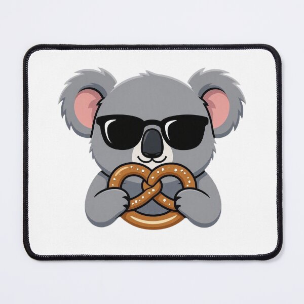 Item preview, Cute Koala Eating Pretzel German Snack Sunglasses designed and sold by BobaCatDesign.