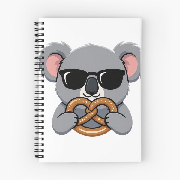 Item preview, Cute Koala Eating Pretzel German Snack Sunglasses designed and sold by BobaCatDesign.