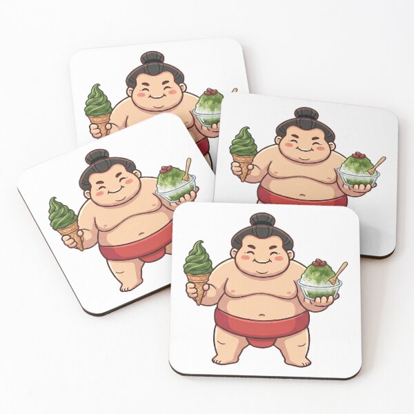 Item preview, Simple and Cute Sumo Logo - Japanese Sweet (Matcha) designed and sold by Studio-MiMi.
