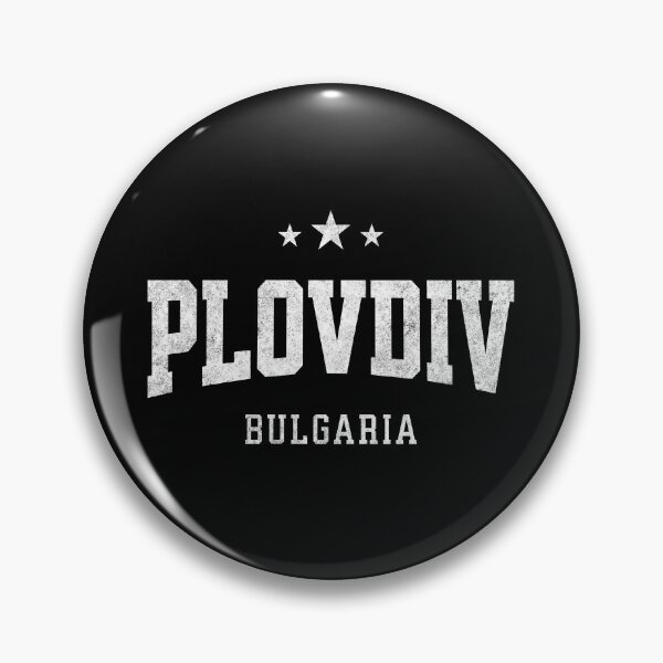 Item preview, Plovdiv Bulgaria Vintage Varsity Distressed Retro College Travel Design designed and sold by NiceTeeClub.