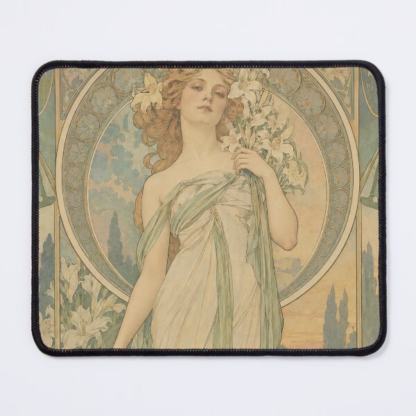 Item preview, Alphonse Mucha Spring Goddess designed and sold by maniacfitness.