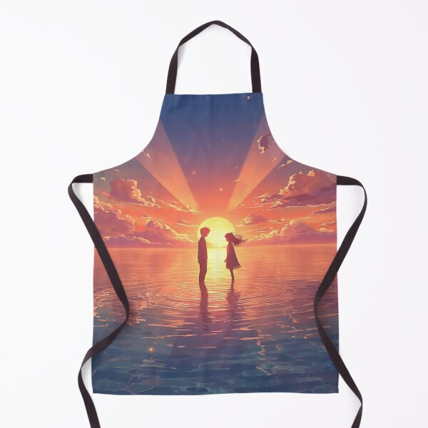 Item preview, Anime Couple in Romantic Sunset designed and sold by nininox.