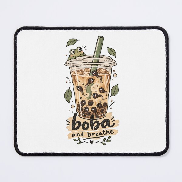 Item preview, Boba and Breathe Frog Tadpole Tea designed and sold by tollaru.