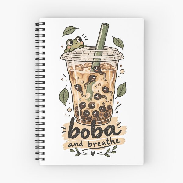 Item preview, Boba and Breathe Frog Tadpole Tea designed and sold by tollaru.