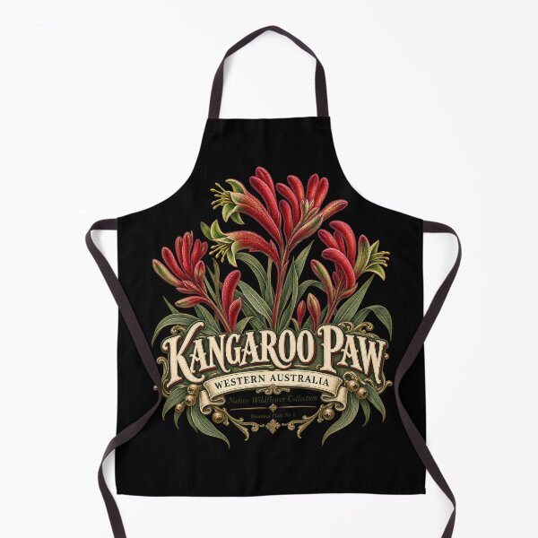 Item preview, Vintage Red Kangaroo Paw Botanical illustration  designed and sold by Mere & Co.