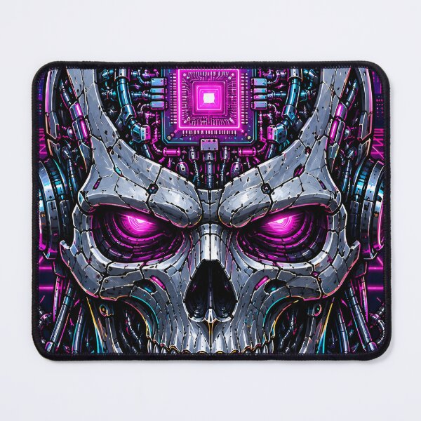 Item preview, Cyberpunk Synthwave Skull Core Retro Art designed and sold by RiteshCenter .