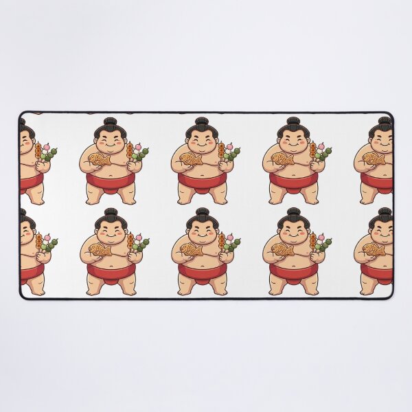 Item preview, Simple and Cute Sumo Logo - Japanese Sweet (Taiyaki and Mochi/Dango) designed and sold by Studio-MiMi.
