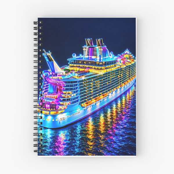 Item preview, Neon Lights Luxury Cruise Ship designed and sold by MagicCrystal.