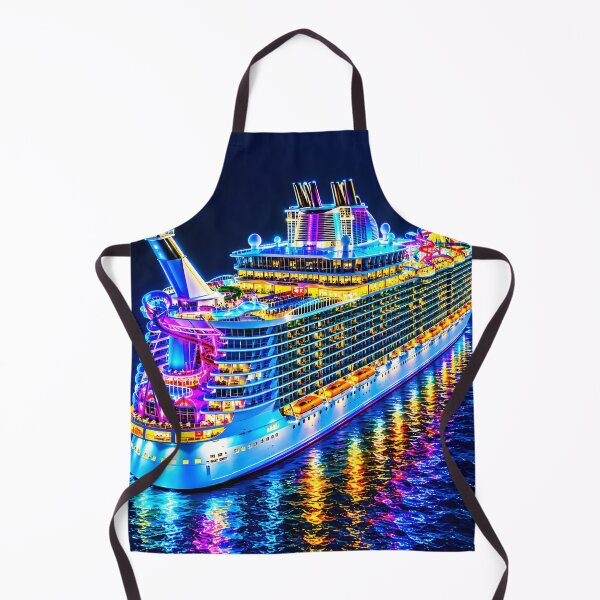 Item preview, Neon Lights Luxury Cruise Ship designed and sold by MagicCrystal.
