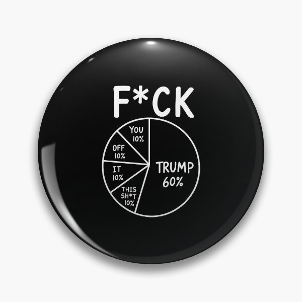 Artikelvorschau, F*ck Trump Tortendiagramm entworfen und verkauft von PixlCrypt.