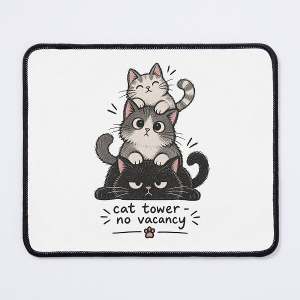 Item preview, Cat Stack No Vacancy Funny Cats designed and sold by tollaru.