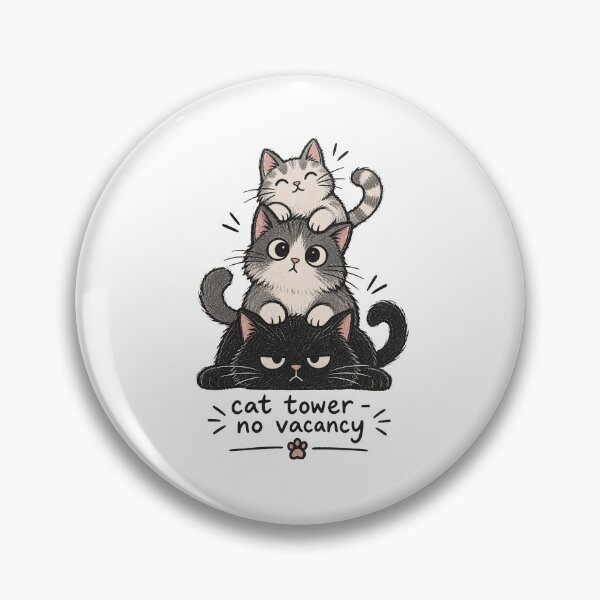 Item preview, Cat Stack No Vacancy Funny Cats designed and sold by tollaru.