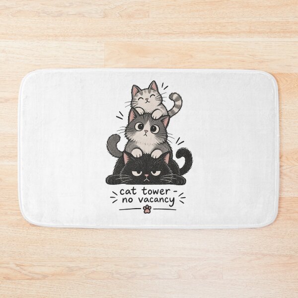 Item preview, Cat Stack No Vacancy Funny Cats designed and sold by tollaru.