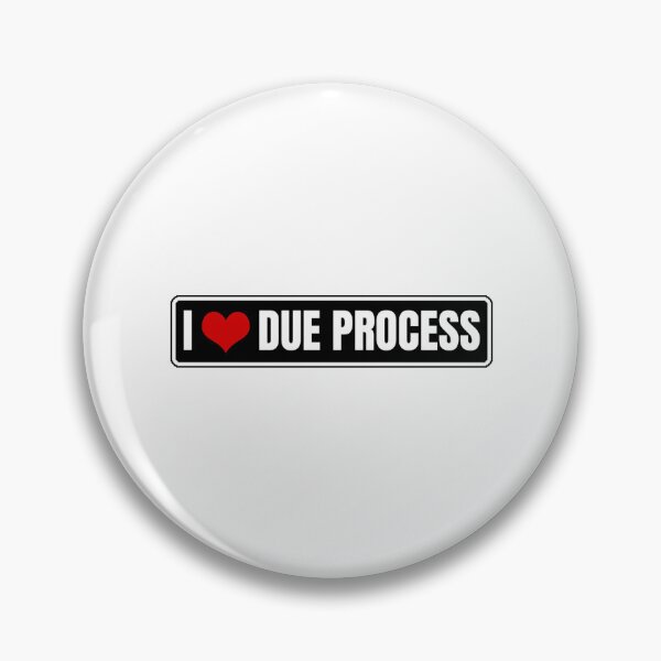 Item preview, I love due process designed and sold by Dondonmart.