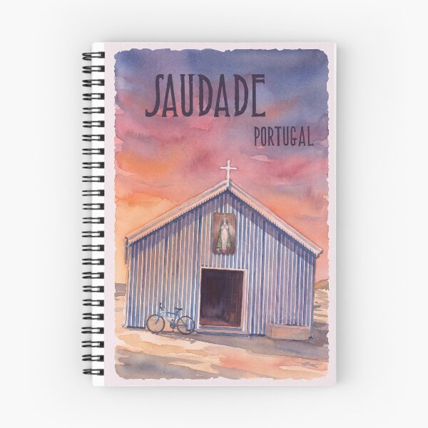 Item preview, Saudade Portugal – Aesthetic Watercolor Travel Design designed and sold by HappyLuckyJoy.