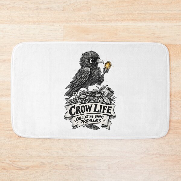 Item preview, Crow Life Collecting Shiny Problems designed and sold by tollaru.