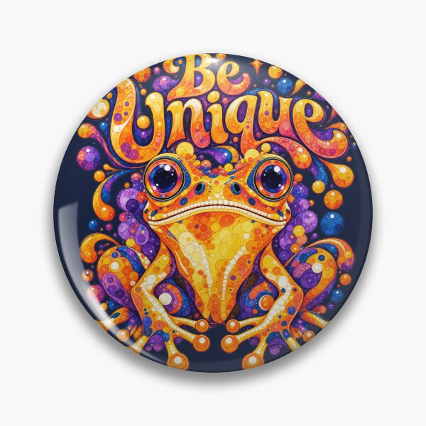 Item preview, Be Unique – Colorful Psychedelic Frog Bubble Mosaic Art designed and sold by From Cyryl with Love.