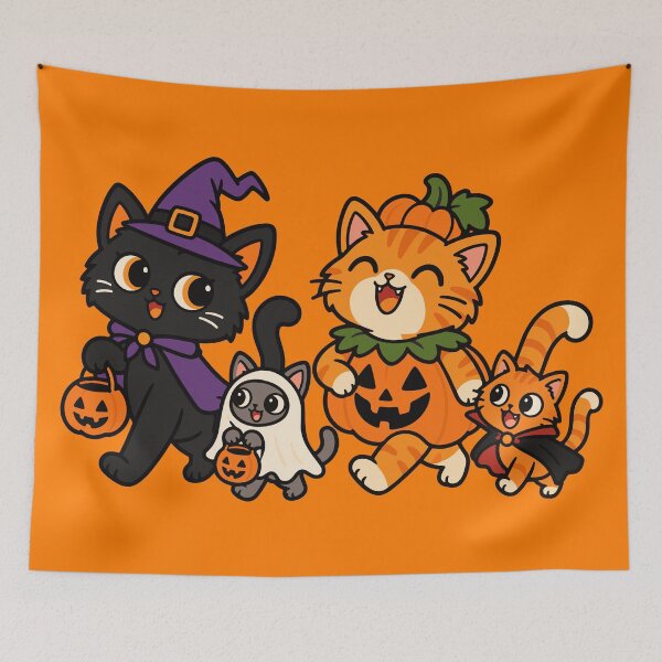 Item preview, Halloween Cat Squad – Cute Spooky Cat Costume designed and sold by MewMade.