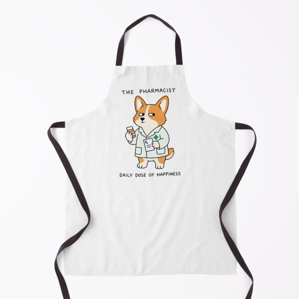 Item preview, The Pharmacist Corgi Daily Dose Of Happiness designed and sold by SayMaria.
