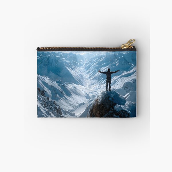 Item preview, Majestic Mountain View in Winter Wonderland Landscape designed and sold by Artessie.