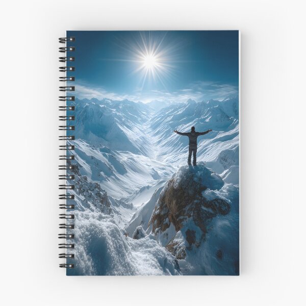 Item preview, Majestic Mountain View in Winter Wonderland Landscape designed and sold by Artessie.