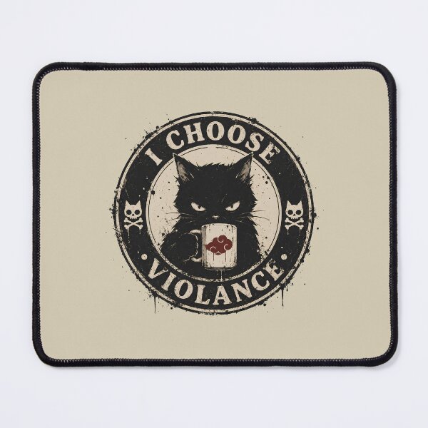 Item preview, I Choose Silence Black Cat Vintage Emblem designed and sold by KakangMudi.