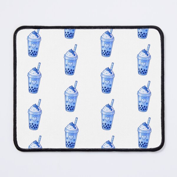 Item preview, Cute Blue Bubble Tea with Hearts designed and sold by Kiralemon.