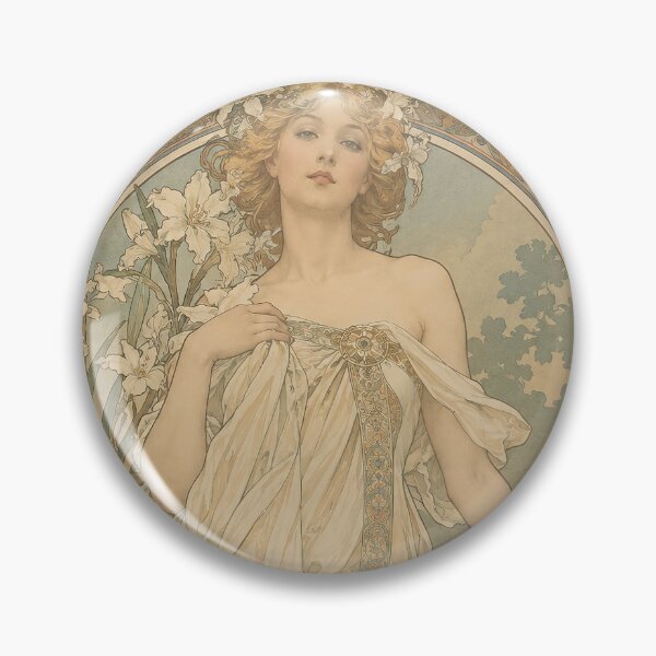 Item preview, Alphonse Mucha Spring 1897 designed and sold by maniacfitness.