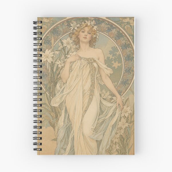 Item preview, Alphonse Mucha Spring 1897 designed and sold by maniacfitness.