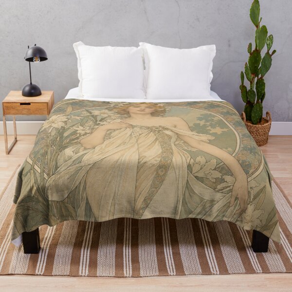 Item preview, Alphonse Mucha Spring 1897 designed and sold by maniacfitness.