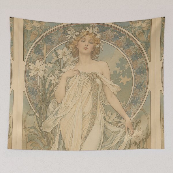 Item preview, Alphonse Mucha Spring 1897 designed and sold by maniacfitness.