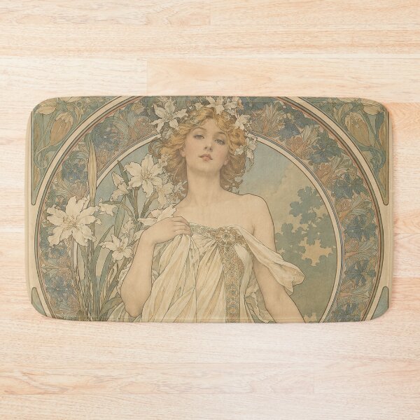 Item preview, Alphonse Mucha Spring 1897 designed and sold by maniacfitness.
