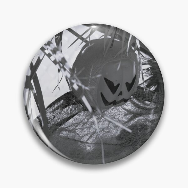 Item preview, Spooky Pumpkin: B&W - cool as a clock! :) designed and sold by MangoSeeds2.