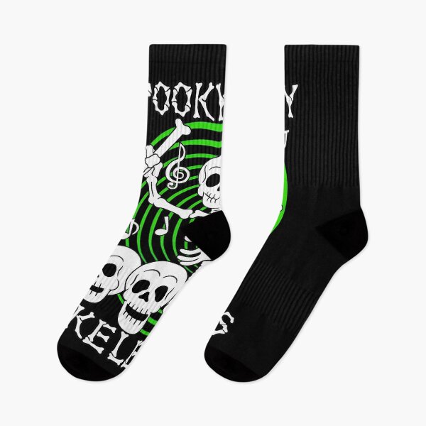 Item preview, Spooky Scary Skeletons Music Notes Drummer designed and sold by ZEtexaxe.