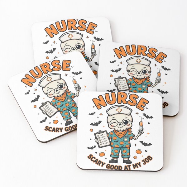 Item preview, Funny Skeleton Nurse Scary Good At My Job designed and sold by Edge-Artistry.