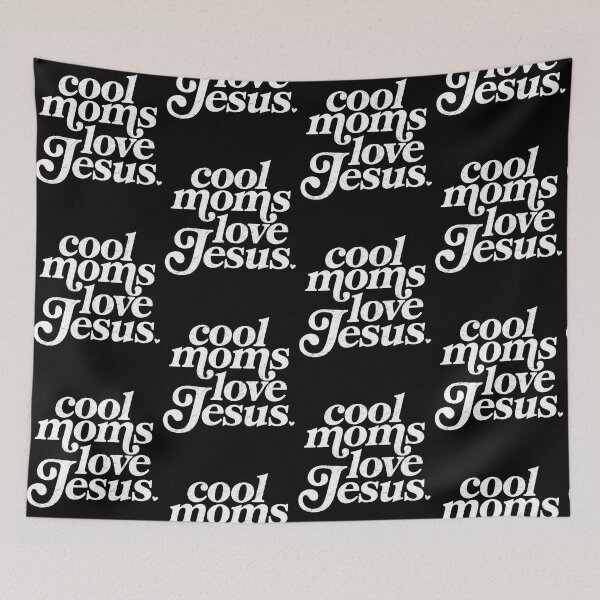 Item preview, Cool Moms Love Jesus Christian Quote designed and sold by cerima.