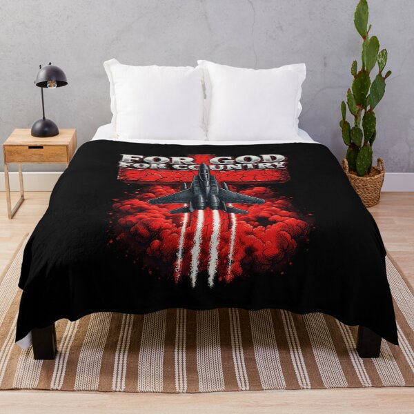 Item preview, For God For Country Military Jet Fighter Patriotic Cross Design designed and sold by RuthLangmoreSH.