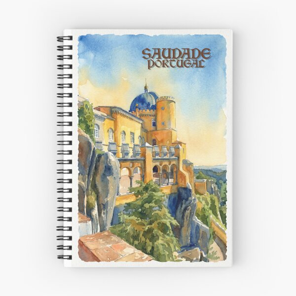 Item preview, Saudade Portugal – Aesthetic Watercolor Travel Design designed and sold by HappyLuckyJoy.