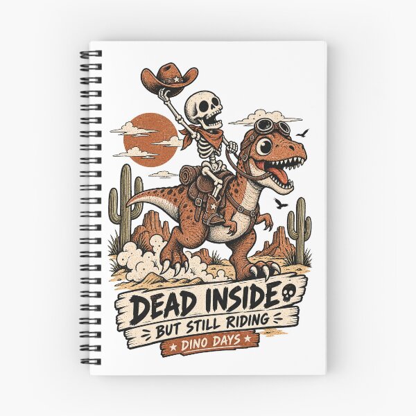 Item preview, Dead Inside Cowboy Dinosaur Ride designed and sold by tollaru.