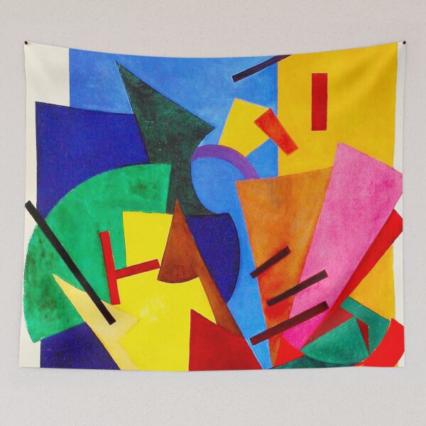 Item preview, Non-Objective Composition: Flight of an Airplane by Olga Rozanova (1916) designed and sold by Vernissage-dart.