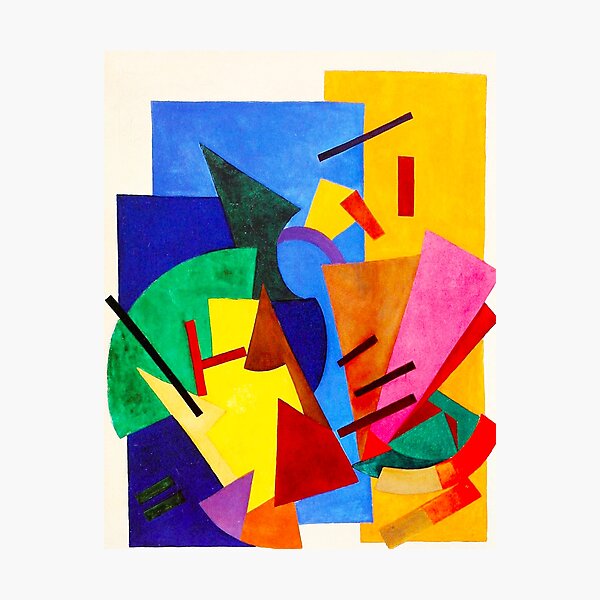 Item preview, Non-Objective Composition: Flight of an Airplane by Olga Rozanova (1916) designed and sold by Vernissage-dart.