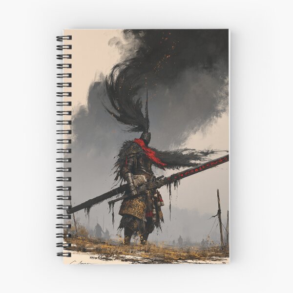 Artikelvorschau, Dark Fantasy Knight with Giant Runed Sword and Smoke Plume entworfen und verkauft von The Grimforge.