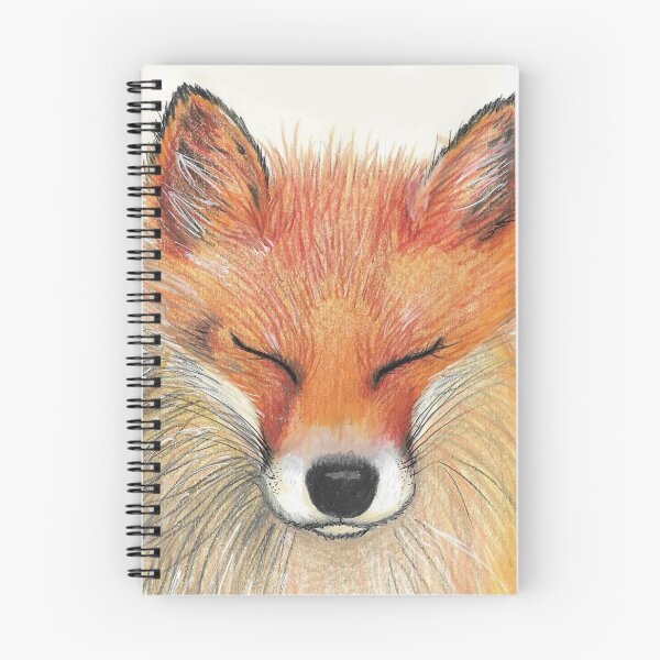 Item preview, Sleepy Fox designed and sold by Kimberley Cummings Illustration.