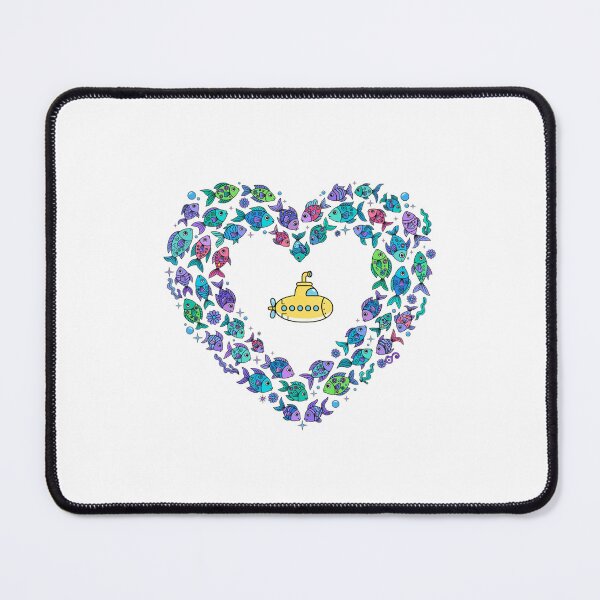 Item preview, Yellow Heart Ship designed and sold by GeeklyShirts.