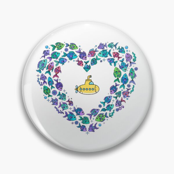 Item preview, Yellow Heart Ship designed and sold by GeeklyShirts.